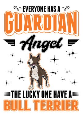 Bull Terrier Guardian Ange