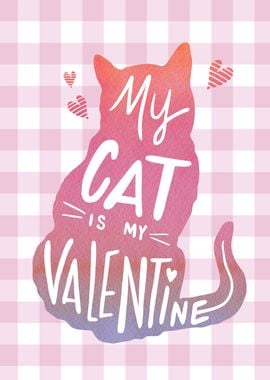 My cat is my Valentine