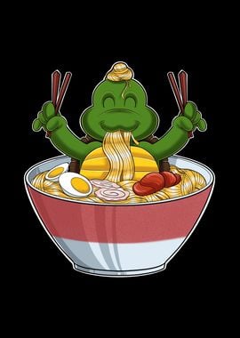 Kawaii Turtle Japan Ramen