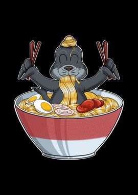 Kawaii Seal Japanese Ramen