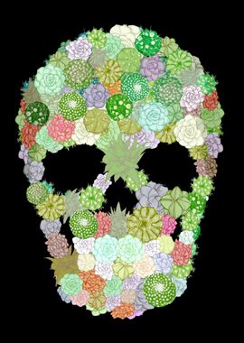 Succulent Skull