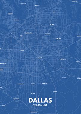 Dallas city map