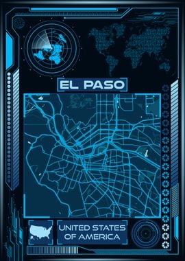 EL PASO MAP USA