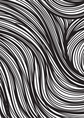 Abstract line black color