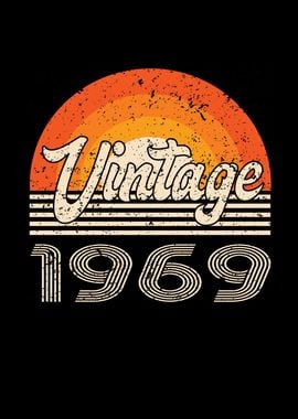 Vintage 1969 Birthday