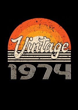 Vintage 1974 Birthday