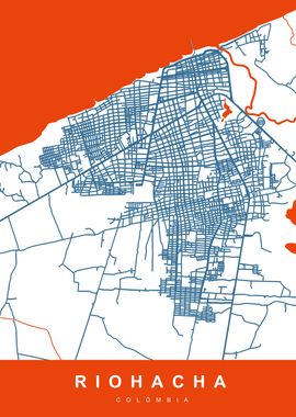 RIOHACHA Map COLOMBIA