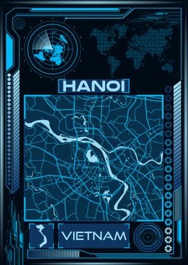 HANOI MAP VIETNAM