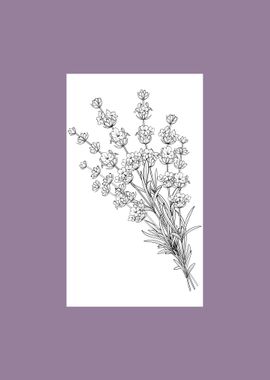 Lavender Flower Bouquet