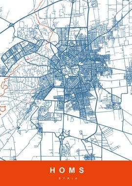 HOMS Map SYRIA