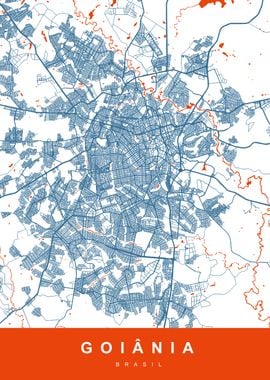 GOIANIA Map BRASIL