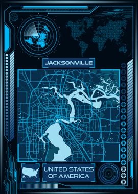 JACKSONVILLE MAP USA