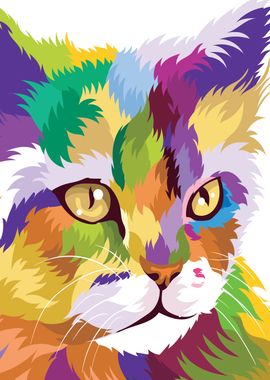 Funny Cat Pet animalpopart