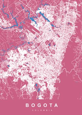 BOGOTA Map COLOMBIA