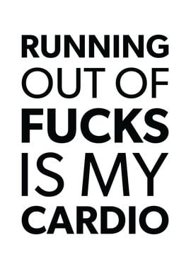 Cardio Fun Out Of Fucks