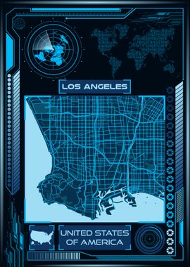 LOS ANGELES MAP USA