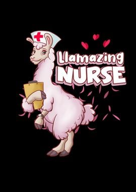 Nursing Nurse Lama Gift