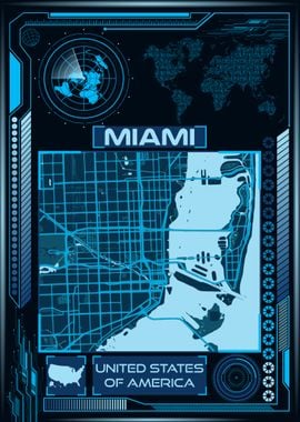 MIAMI MAP USA