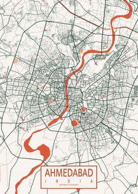 Ahmedabad Map Bohemian