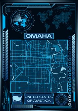 OMAHA MAP USA