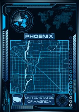 PHOENIX MAP USA