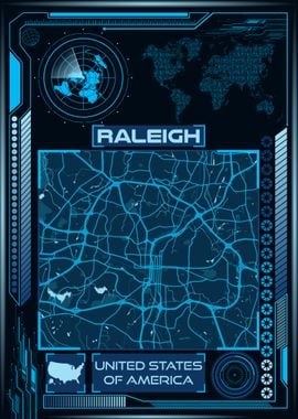 RALEIGH MAP USA