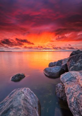 Sunset at the Sea Beach