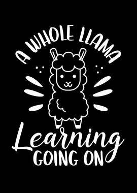 A whole llama learning