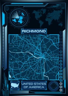 RICHMOND MAP USA