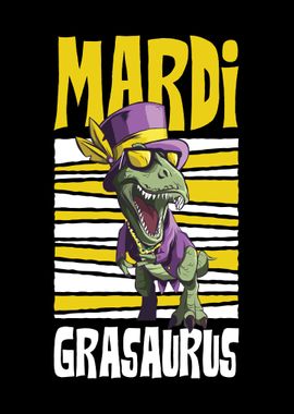 Mardi Gras Dinosaur