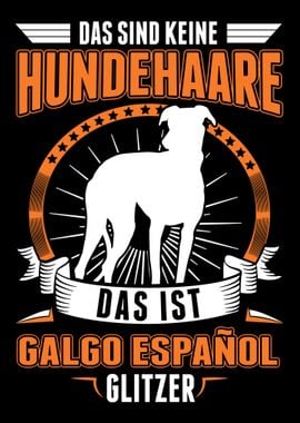 Galgo Espaol Glitzer Span