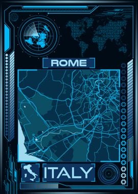 ROME MAP ITALY