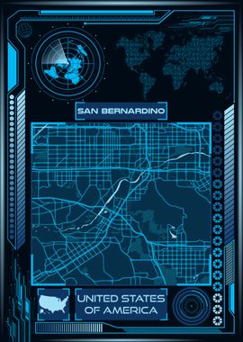 SAN BERNARDINO MAP USA