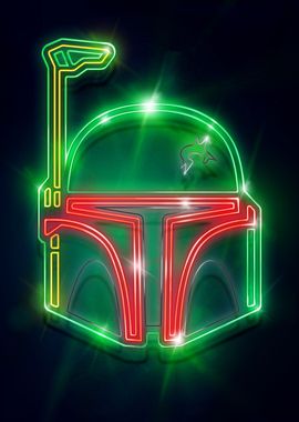 Boba Fett neon