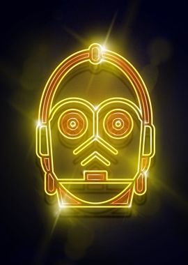 C3PO neon