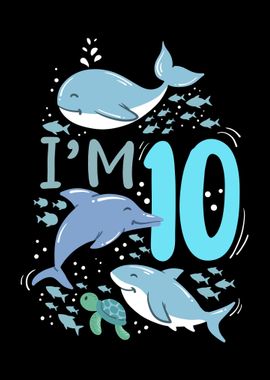 10th Birthday Sea Animal