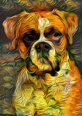 Boxer Dog Fineart