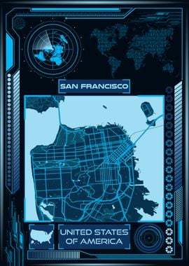 SAN FRANCISCO MAP USA