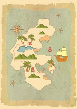 Pirates fantasy maps