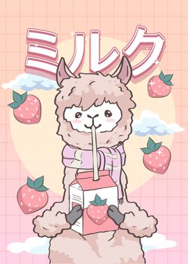 Japanese Kawaii Llama