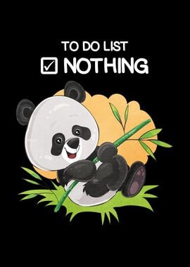 Relaxing Panda