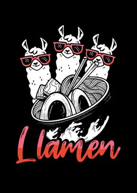 Llama ramen food