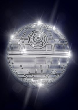 Death Star neon