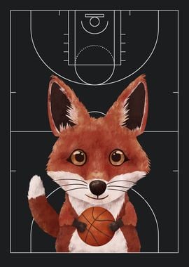 Fox Basketball Player