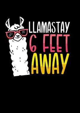 Llamastay six feet away