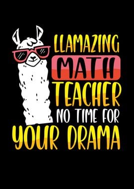 Llama math teacher