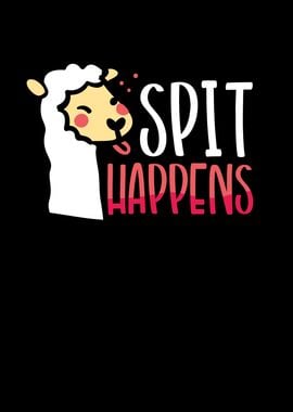 Spit happens llama