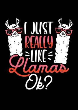 I just really like llamas