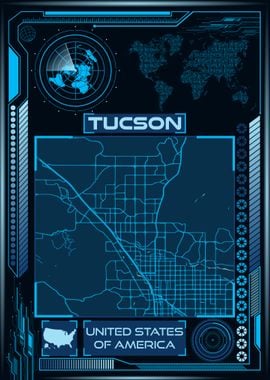 TUCSON MAP USA