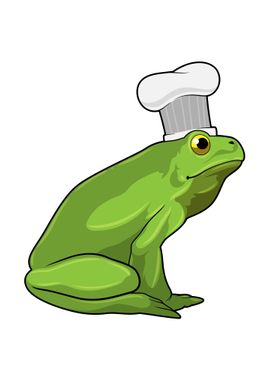 Frog Cook Chef hat